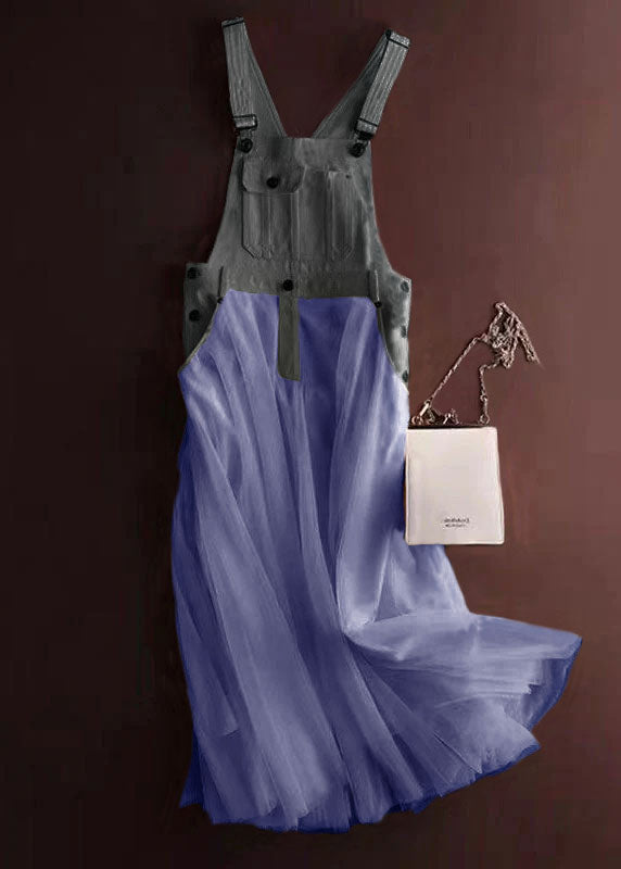Jupe à bretelles pour femmes – Coupe Évasée – Haut Structuré – Jupe Tulle Fluide – Midi Chic