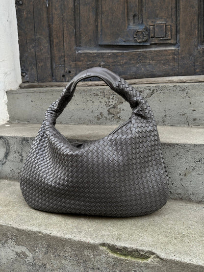 Sac cabas femme – Grand format structuré – Texture tressée – Style minimaliste