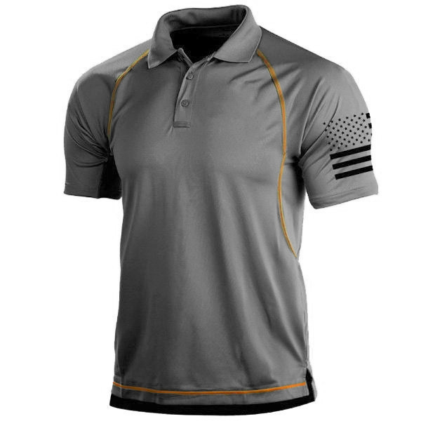 Men's Polo – Slim Fit – Sport Graphic Sleeves