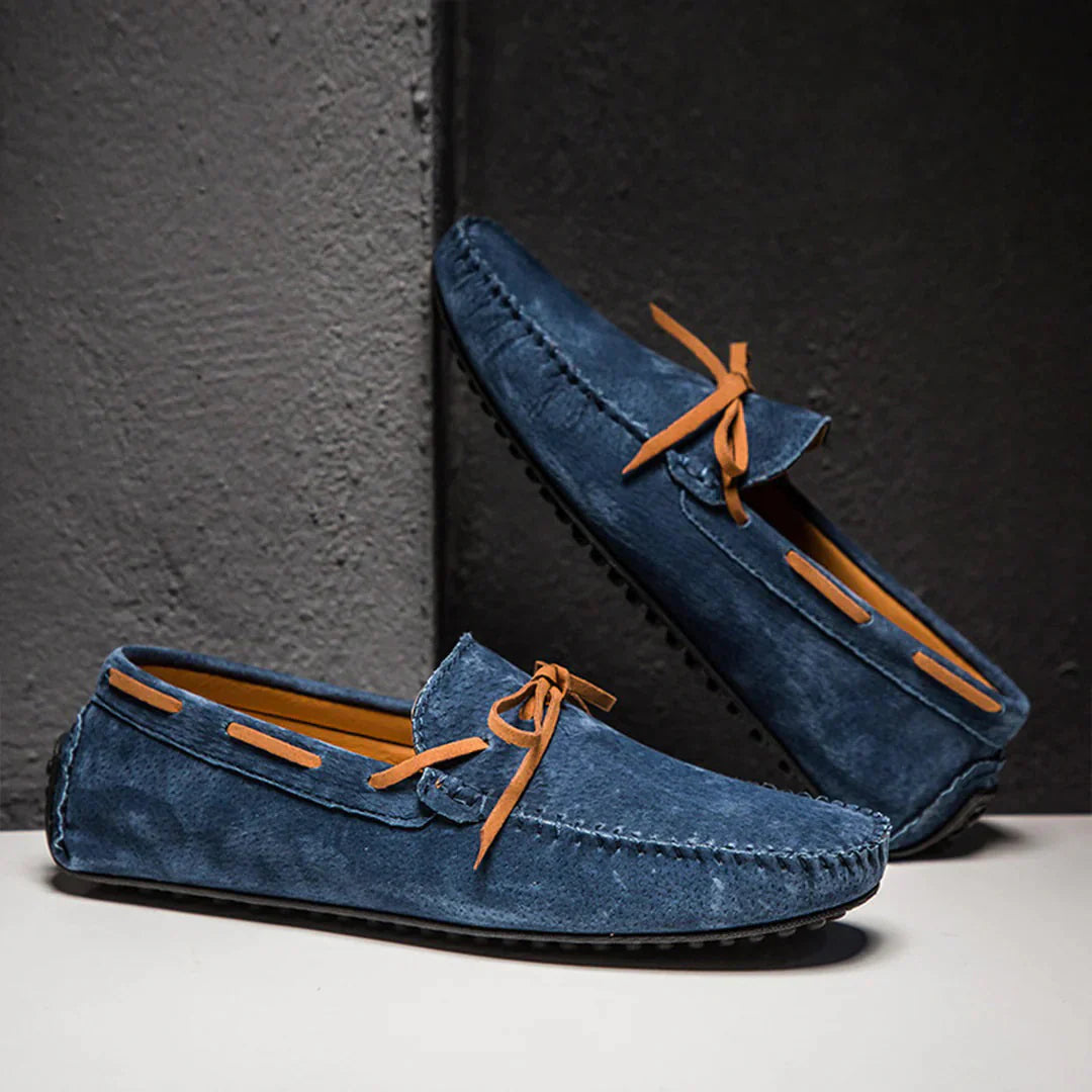 Mocassins Homme – Coupe Épurée – Tissu Respirant – Couture Style Mocassin – Enfilage Facile