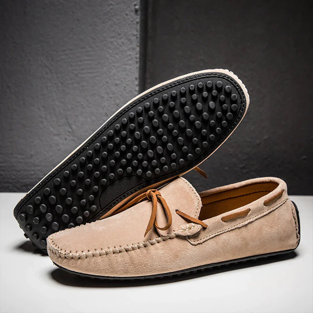 Mocassins Homme – Coupe Épurée – Tissu Respirant – Couture Style Mocassin – Enfilage Facile