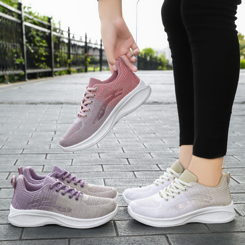 Chaussures de running femme – Légères – Maintien lacets