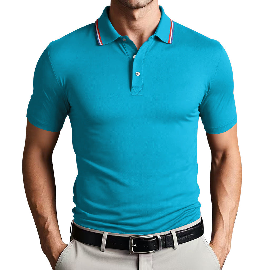 Polo pour homme - Coupe ajustée - Tissu doux et respirant - Manches courtes élégantes