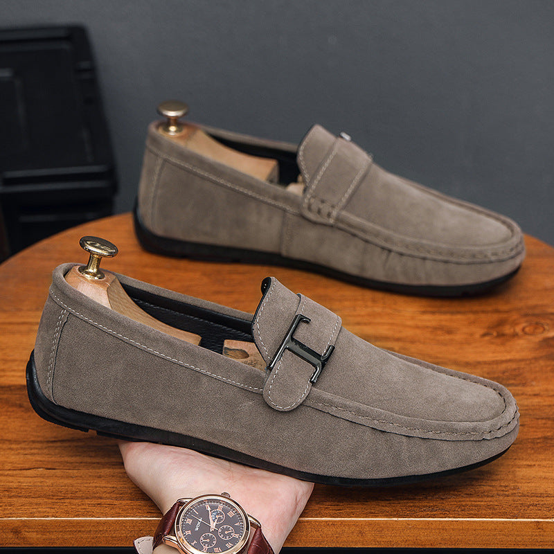 Men's moccasins – Casual shoes – Round toe – Soft breathable sole