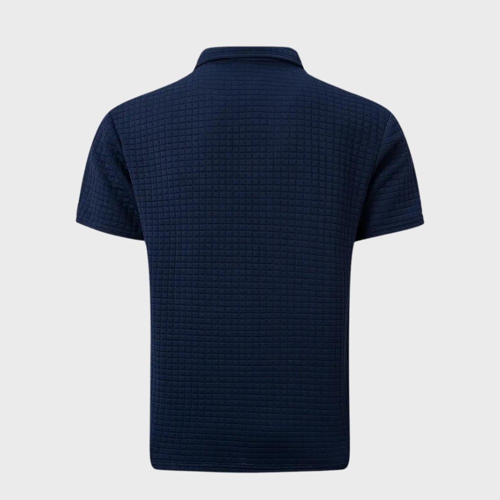 Polo homme – Coupe slim – Maille douce – Finition contrastée