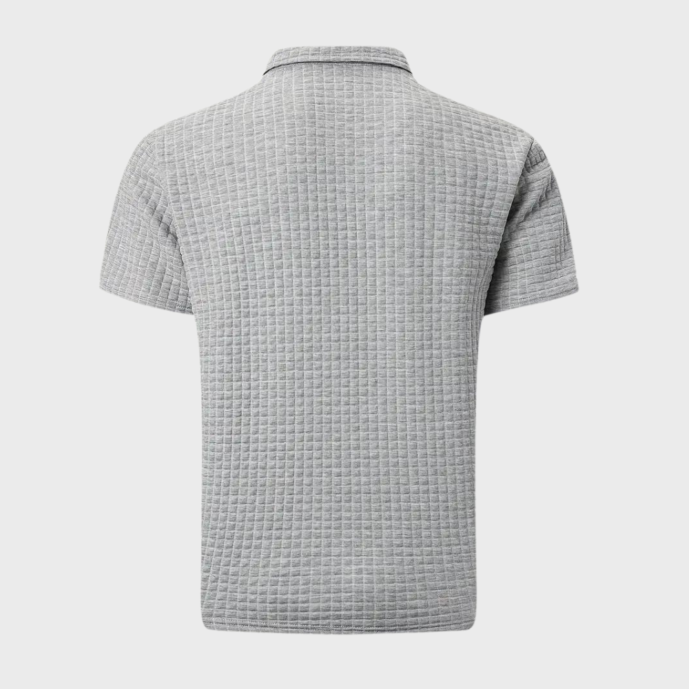 Polo homme – Coupe slim – Maille douce – Finition contrastée
