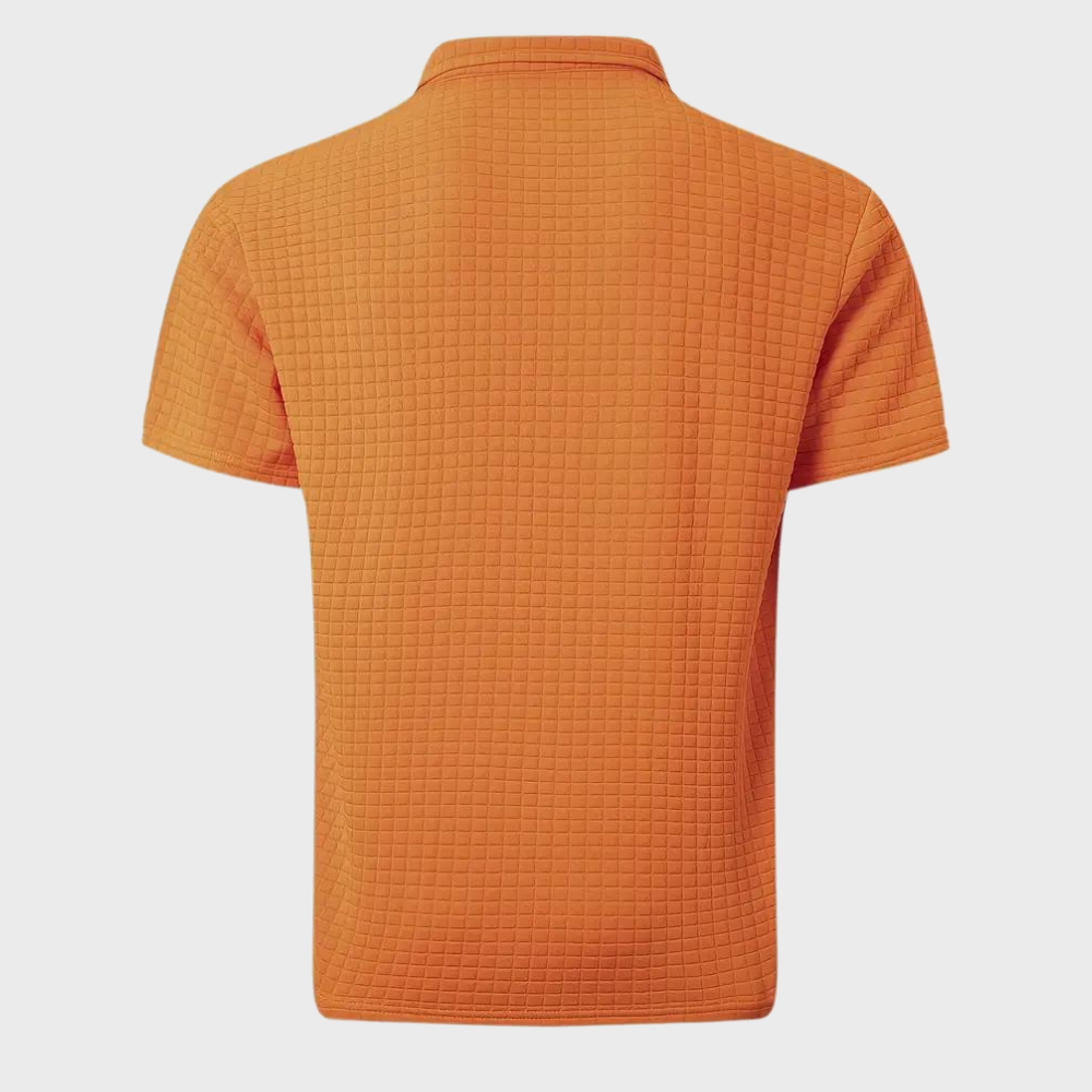 Polo homme – Coupe slim – Maille douce – Finition contrastée