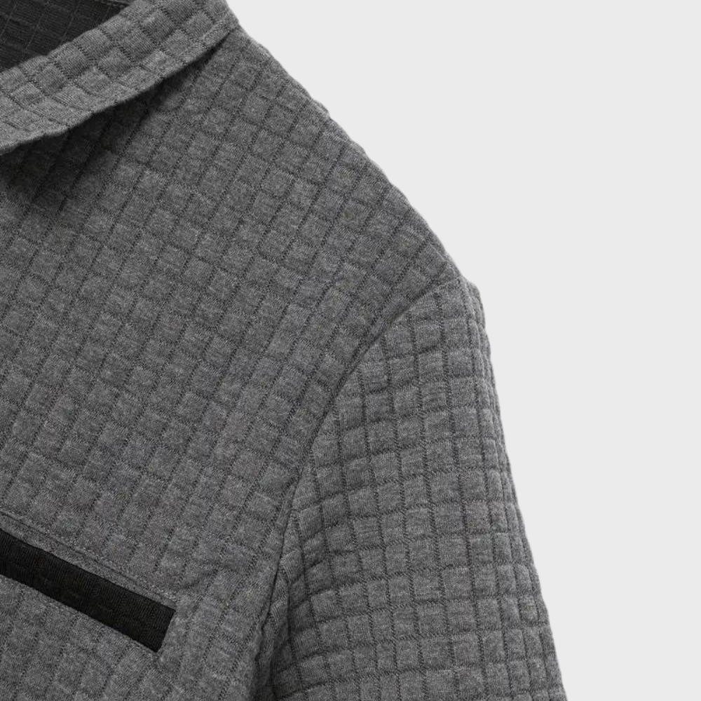 Polo homme – Coupe slim – Maille douce – Finition contrastée