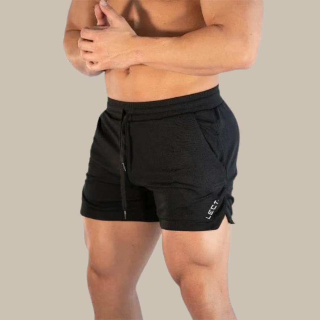 Short de bain homme – Coupe slim – Séchage rapide – Taille ajustable – Poches latérales