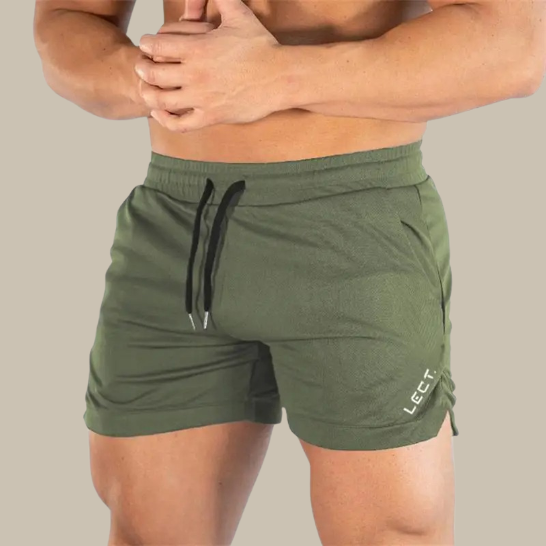 Short de bain homme – Coupe slim – Séchage rapide – Taille ajustable – Poches latérales