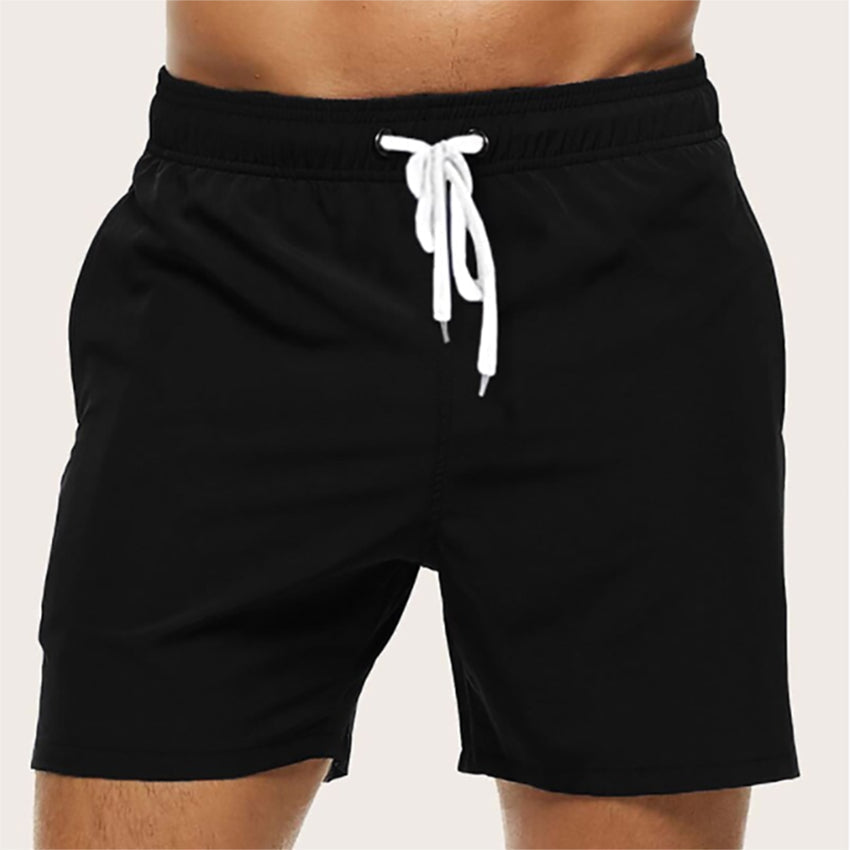 Maillots de bain pour hommes – Séchage rapide – Coupe régulière – Longueur mi-cuisse – Poches