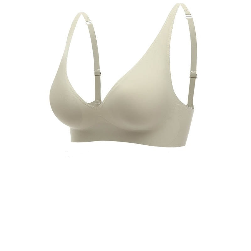 Soutien-gorge femme – Seamless – Décolleté en V – Bretelles larges – Tissu respirant