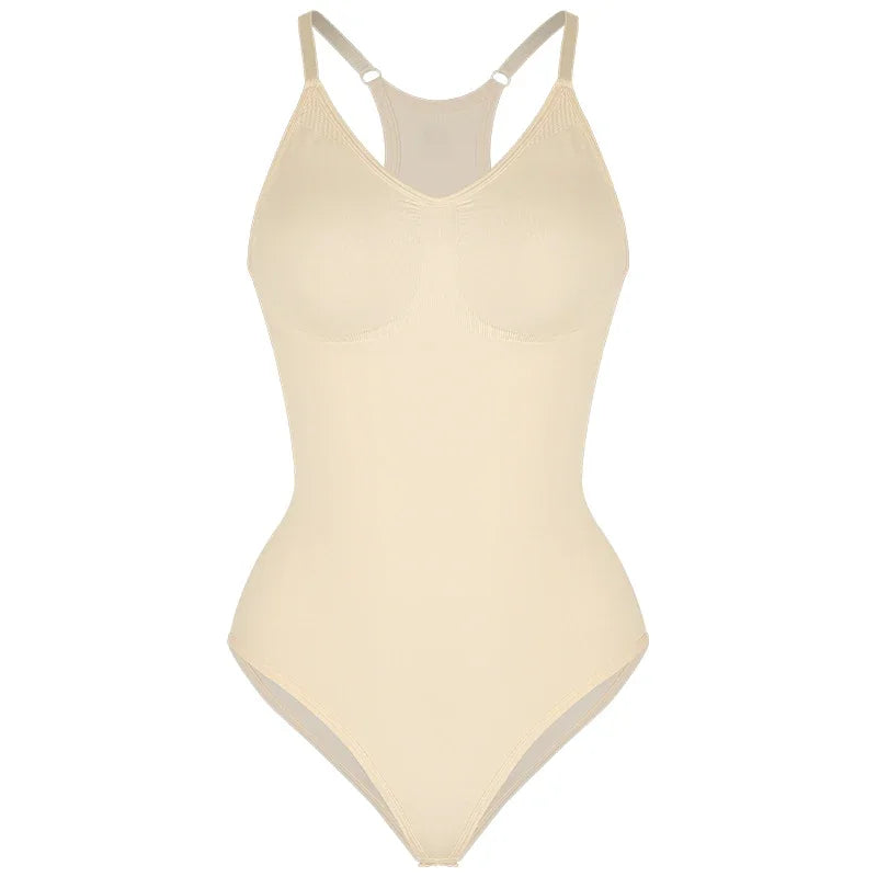 Body femme – Coupe sculptante – Finition invisible – Bretelles réglables – Dos nageur