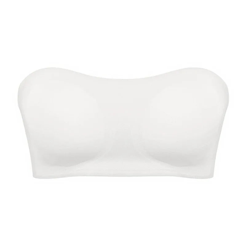 Soutien-gorge femme sans bretelles – Push-up léger – Maintien anti-glisse – Finition invisible