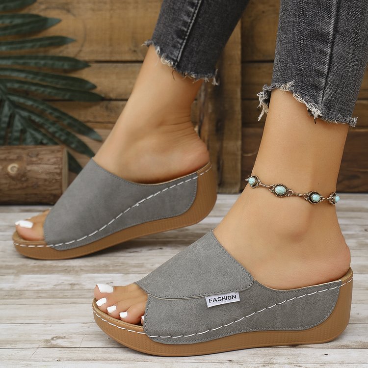 Femme Mules en Cuir - Silhouette Aérodynamique - Confort Versatile - Design Élégant