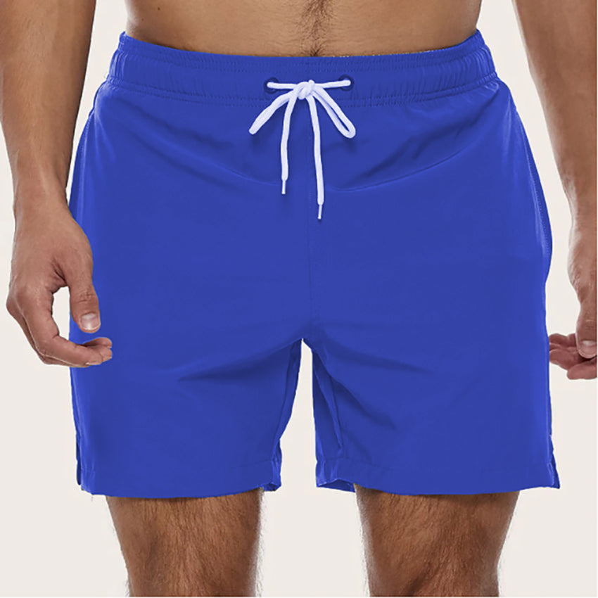 Maillots de bain pour hommes – Séchage rapide – Coupe régulière – Longueur mi-cuisse – Poches