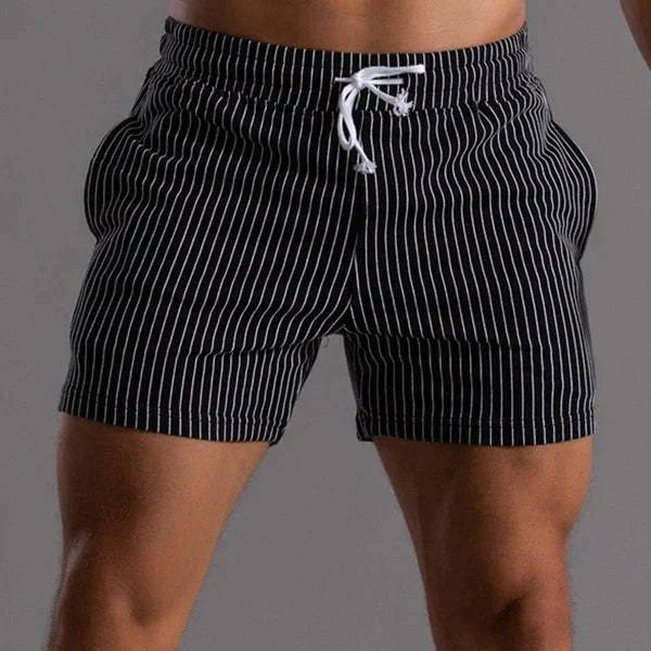 Short de bain homme – Coupe ajustée – Tissu à séchage rapide – Longueur mi-cuisse