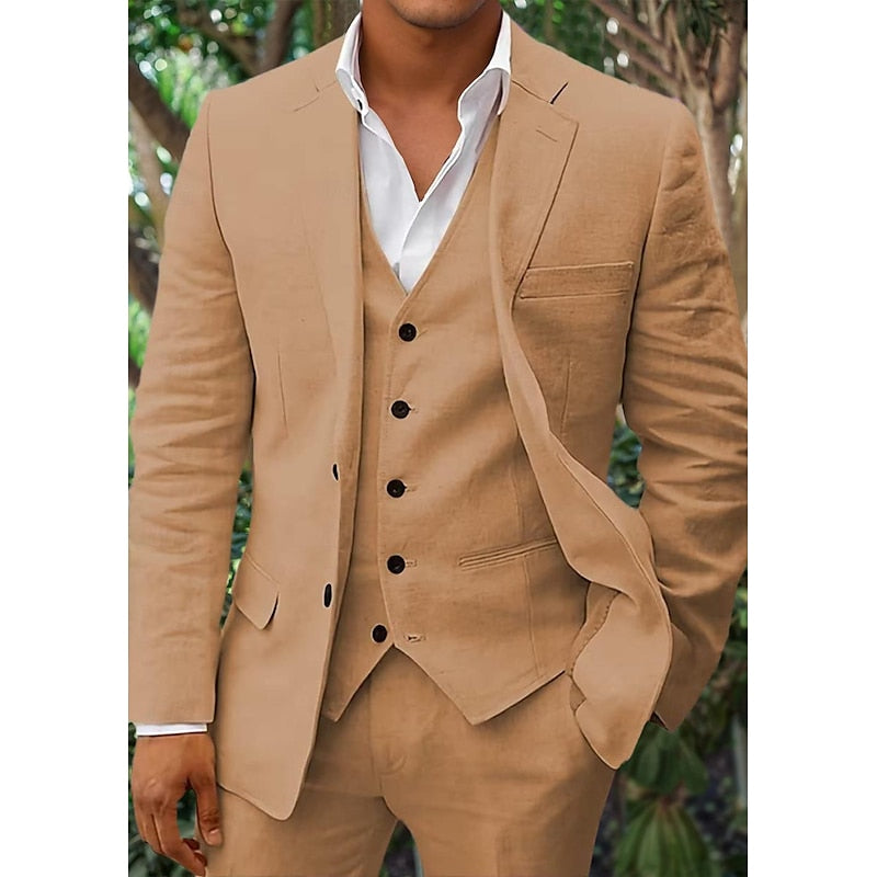 Blazer homme – Coupe ajustée – Tissu respirant – Boutonnage simple – Style formel