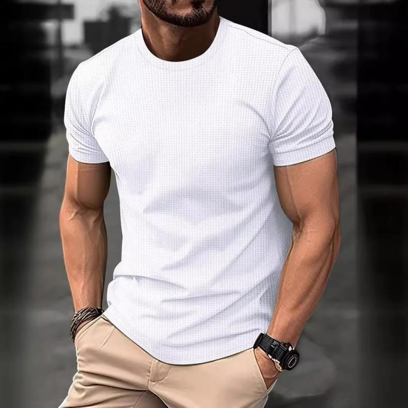 T-shirt homme – Coupe slim – Col rond – Manches courtes