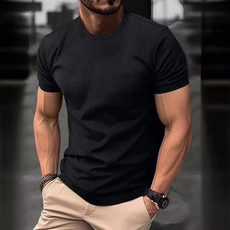 T-shirt homme – Coupe slim – Col rond – Manches courtes