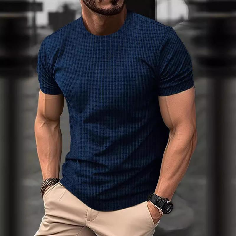 T-shirt homme – Coupe slim – Col rond – Manches courtes