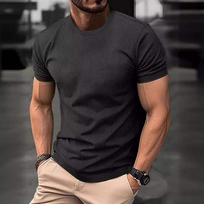 T-shirt homme – Coupe slim – Col rond – Manches courtes