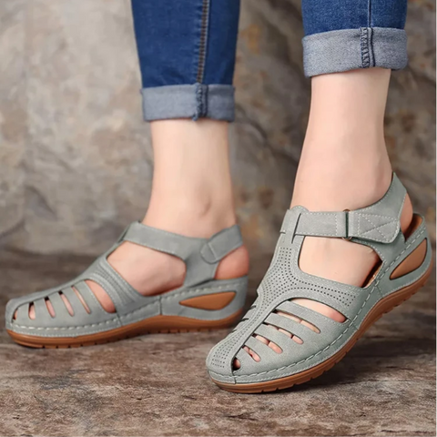Sandales femme – Ajustement ergonomique – Semelle coussinée – Bride réglable