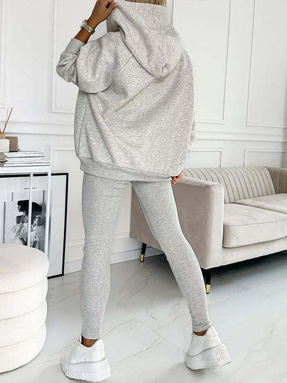 Femme Sweatshirt - Coton Doux - Coupe Oversize - Boutons Fonctionnels - Style Casual