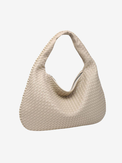 Sac cabas femme – Grand format structuré – Texture tressée – Style minimaliste