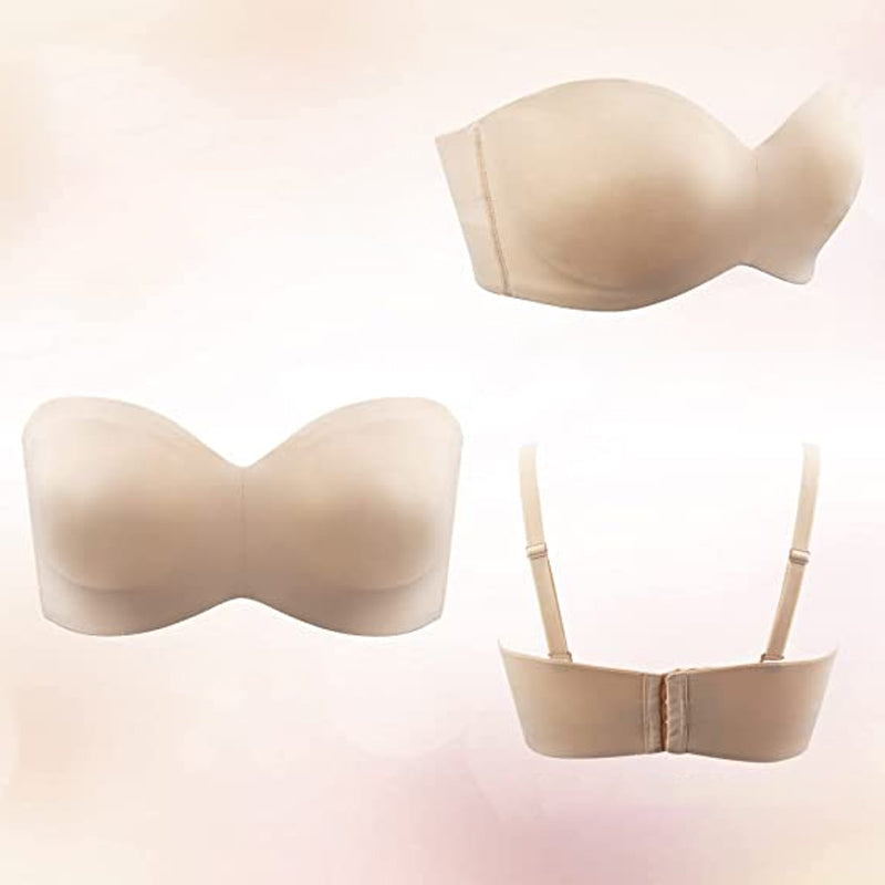 Soutien-gorge bandeau femme – Sans couture – Design sans bretelles – Maintien doux