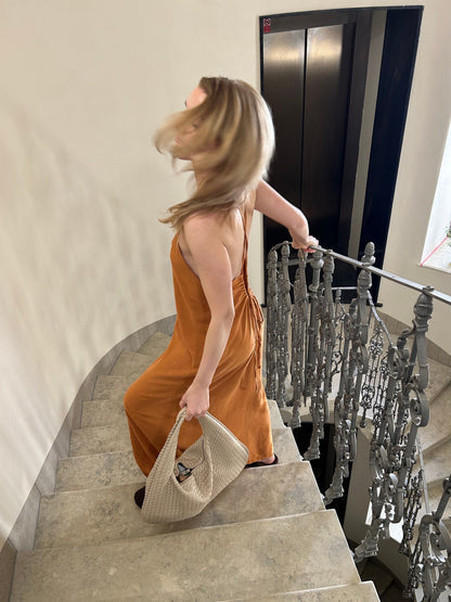 Sac cabas femme – Grand format structuré – Texture tressée – Style minimaliste