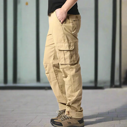 Men's cargo pants – Relaxed fit – Natural fibers – Functional pockets