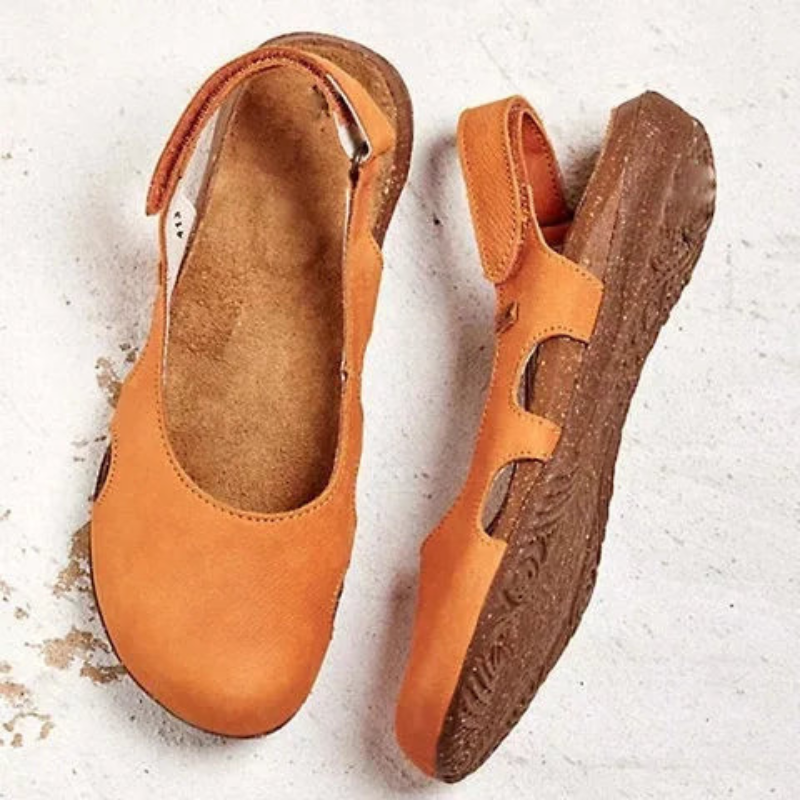 Sandales femme à bout fermé – Ajustables – Confort ergonomique – Design respirant