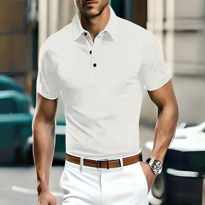Polo homme – Coupe slim – Maille douce – Col classique – Style casual chic