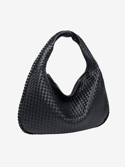 Sac cabas femme – Grand format structuré – Texture tressée – Style minimaliste
