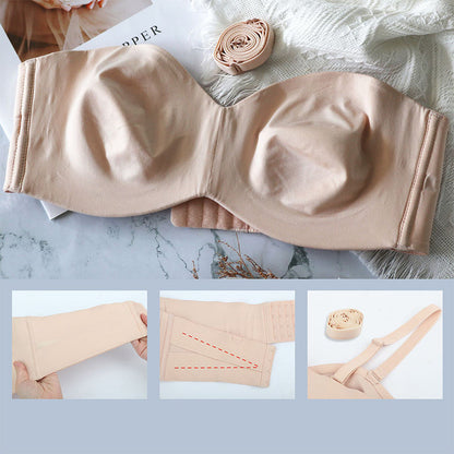 Soutien-gorge bandeau femme – Sans couture – Design sans bretelles – Maintien doux