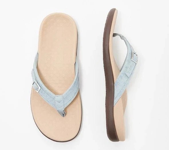 Tongs femme – Maintien orthopédique – Bride réglable