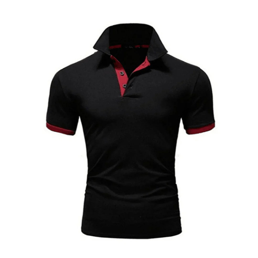 Polo homme – Coupe slim – Manches courtes – Fibres naturelles respirantes