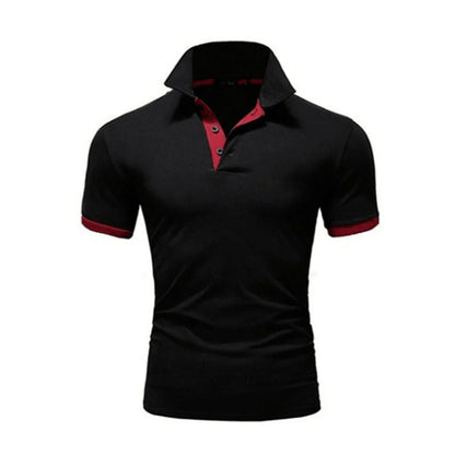 Polo homme – Coupe slim – Manches courtes – Fibres naturelles respirantes