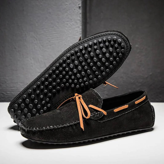 Mocassins Homme – Coupe Épurée – Tissu Respirant – Couture Style Mocassin – Enfilage Facile
