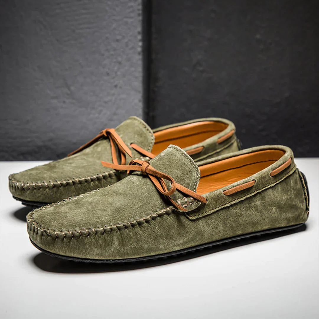 Mocassins Homme – Coupe Épurée – Tissu Respirant – Couture Style Mocassin – Enfilage Facile