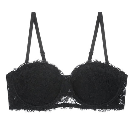 Soutien-gorge balconnet femme – Dentelle raffinée – Armatures – Bretelles réglables