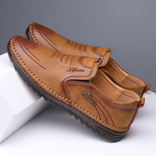 Mocassins homme – Bout rond – Finition lisse – Semelle légère – Confort décontracté