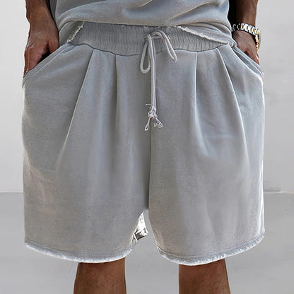Ensemble Homme Décontracté – T-shirt Oversize et Short – Coupe Ample