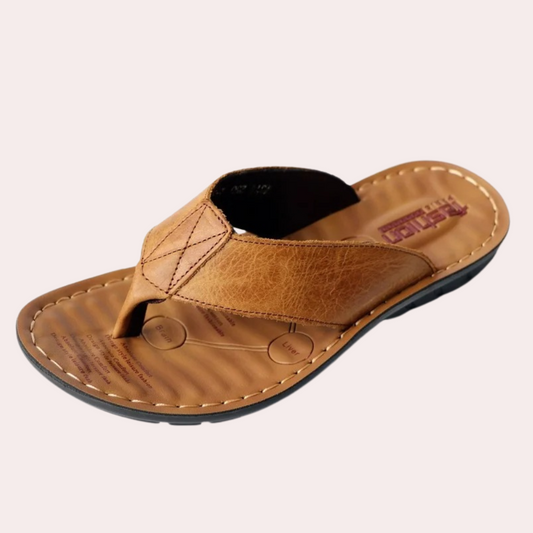 Chaussons homme – Bout ouvert – Enfilage facile – Semelle rembourrée confort