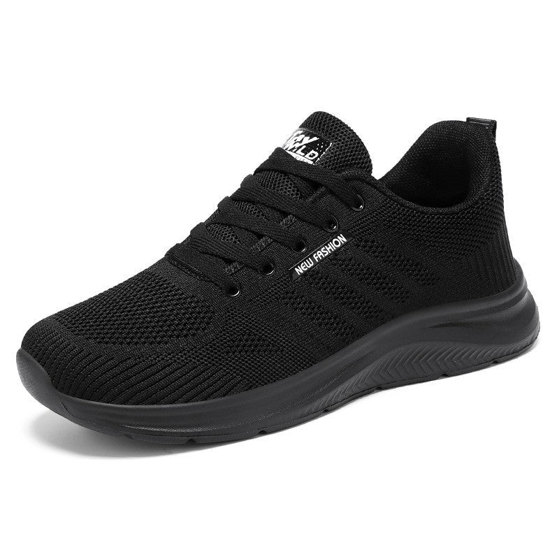 Chaussures de running femme – Tricot respirant – Semelle amortissante – Lacets ajustables