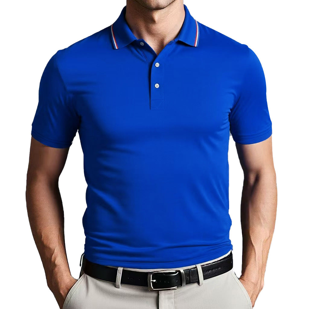 Polo pour homme - Coupe ajustée - Tissu doux et respirant - Manches courtes élégantes