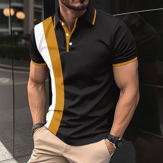 Polo homme – Coupe slim – Coton  – Manches courtes structuré