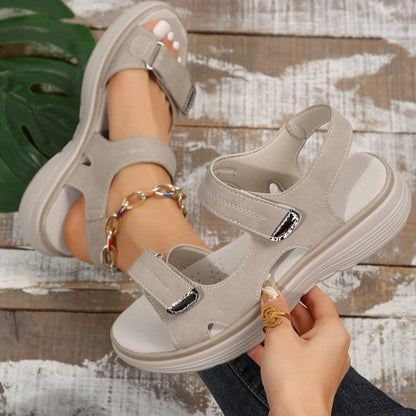 Sandales orthopédiques femme – Bout ouvert – Semelle confort – Brides réglables