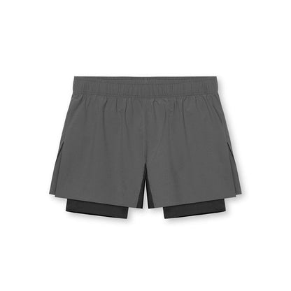 Men's sports shorts – Loose fit – Compression lining – Breathable fabric